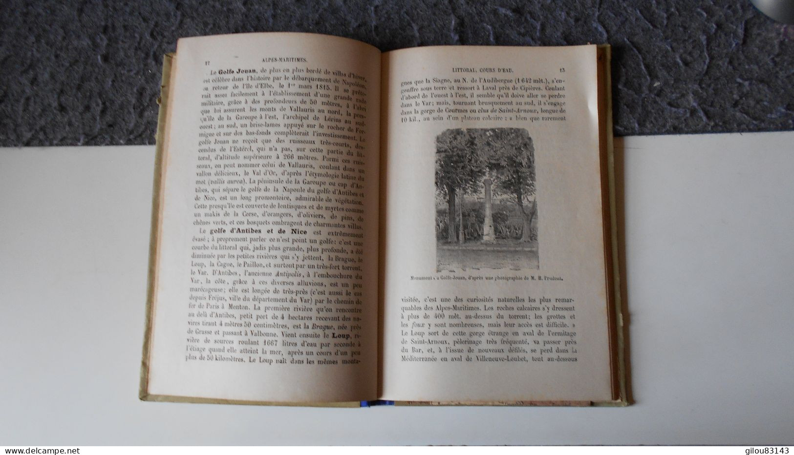 Geographie Du Departement Des Alpes Maritimes Par Adolphe Joanne, 64 Pages, 1896 - Côte D'Azur