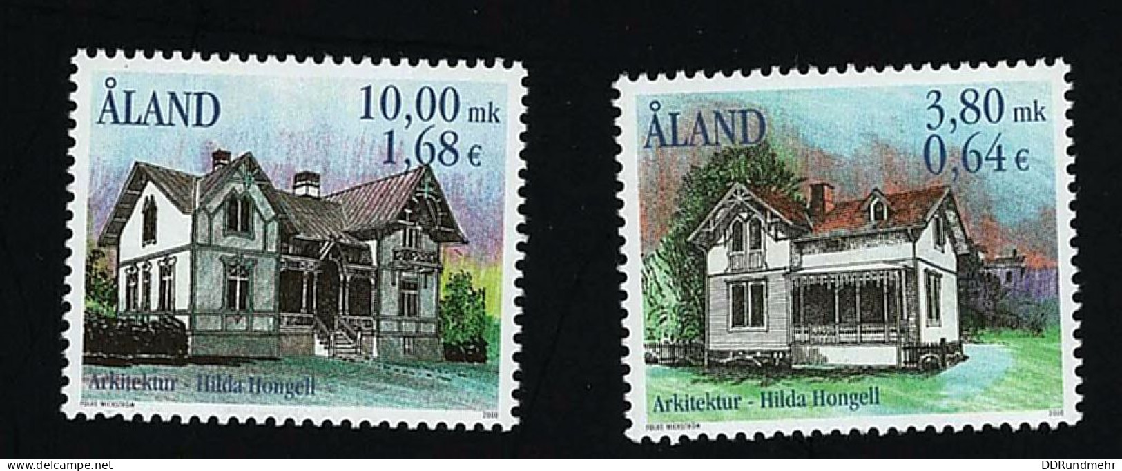 2000 Architecture  Michel AX 179 - 180 Stamp Number AX 170 - 171 Yvert Et Tellier AX 179 - 180 Xx MNH - Aland