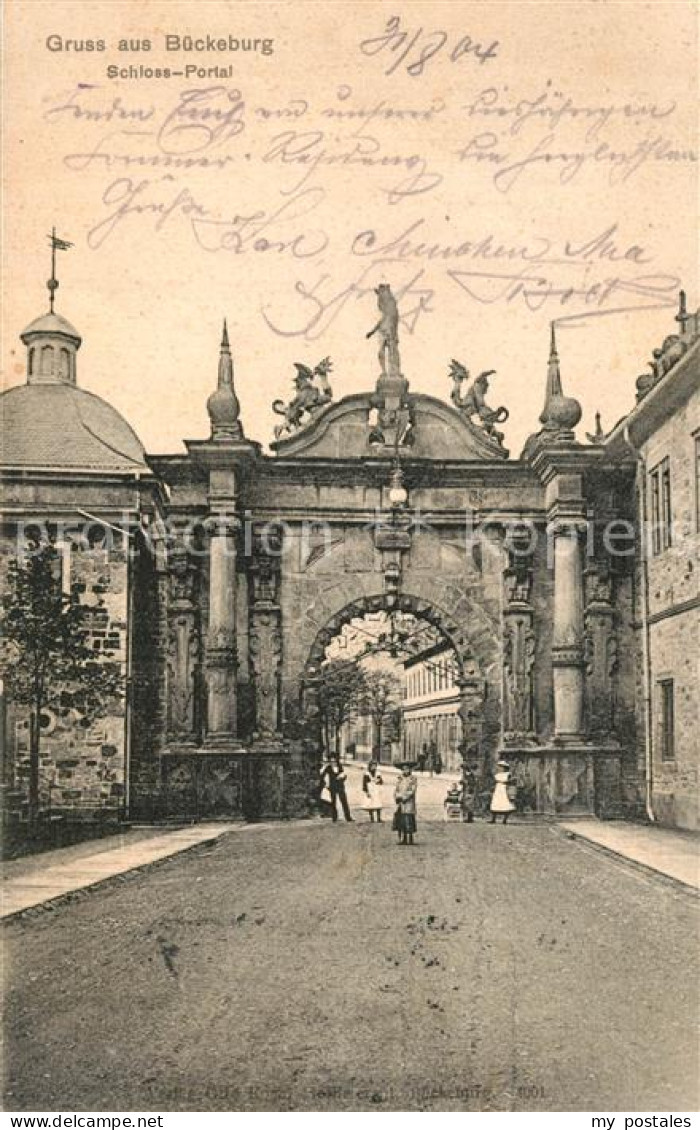 73559118 Bueckeburg Schloss-Portal Bueckeburg - Bueckeburg