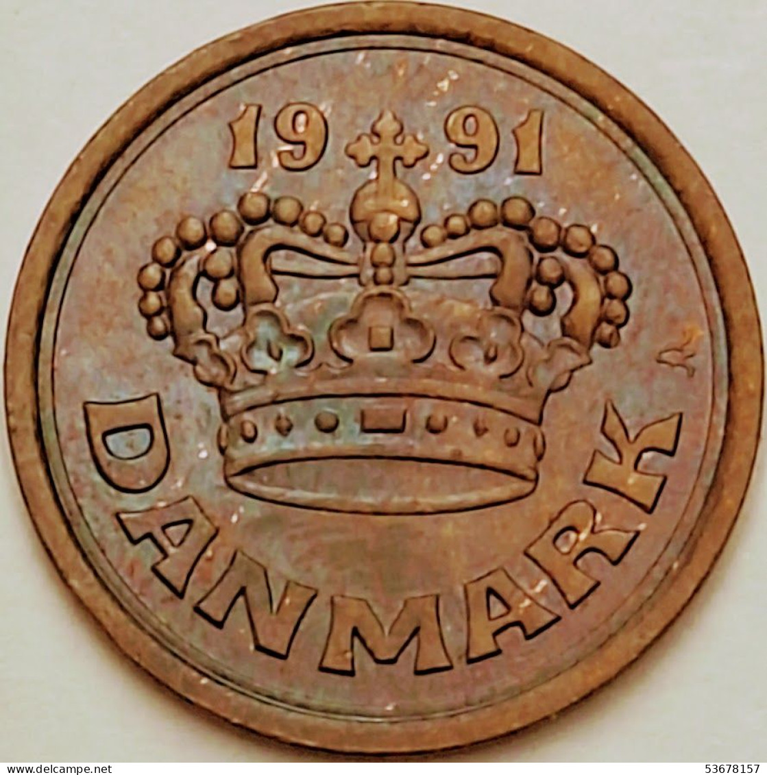 Denmark - 25 Ore 1991, KM# 868.1 (#3770) - Dinamarca