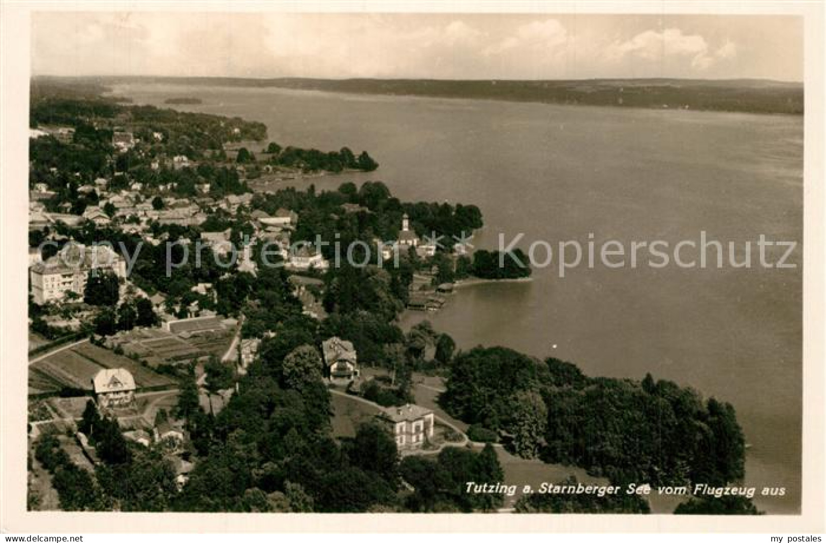 73559085 Tutzing Starnberger-See Fliegeraufnahme Tutzing - Tutzing