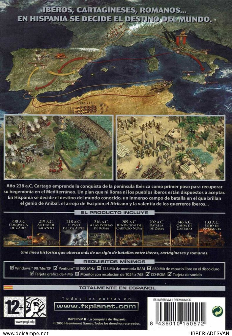 Imperium II. La Conquista De Hispania. FX PC - Juegos PC