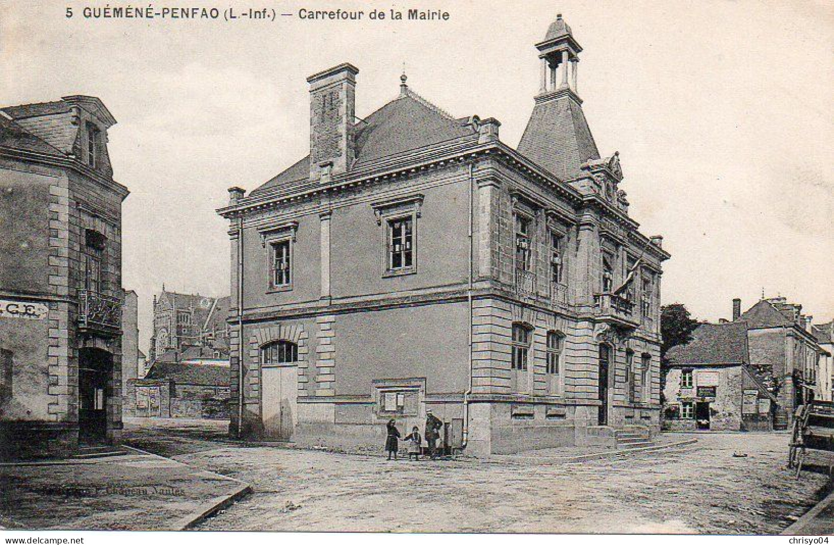 4V3x   44 Le Guéméné Penfao Carrefour De La Mairie - Guémené-Penfao