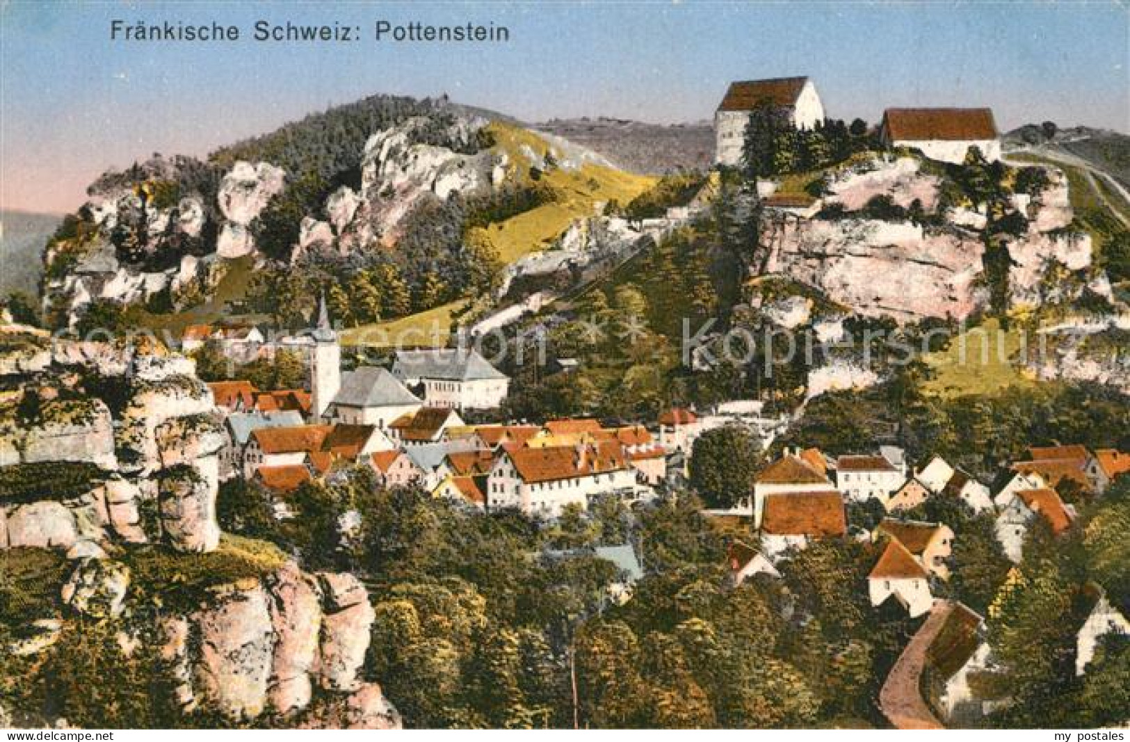 73558990 Pottenstein Oberfranken Fr?nkische Schweiz Pottenstein Oberfranken - Pottenstein