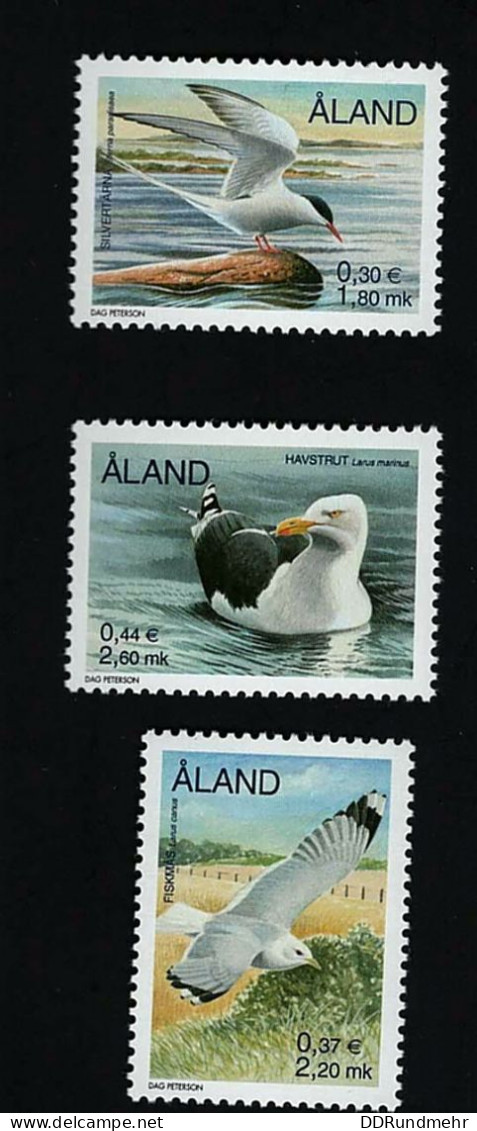 2000 Birds Michel AX 168 - 170 Stamp Number AX 86 - 88 Yvert Et Tellier AX 168 - 170 Xx MNH - Aland