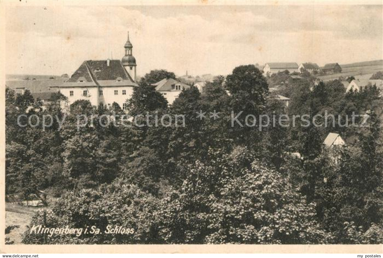 73558335 Klingenberg Sachsen Blick Zum Schloss Klingenberg Sachsen - Klingenberg (Sachsen)