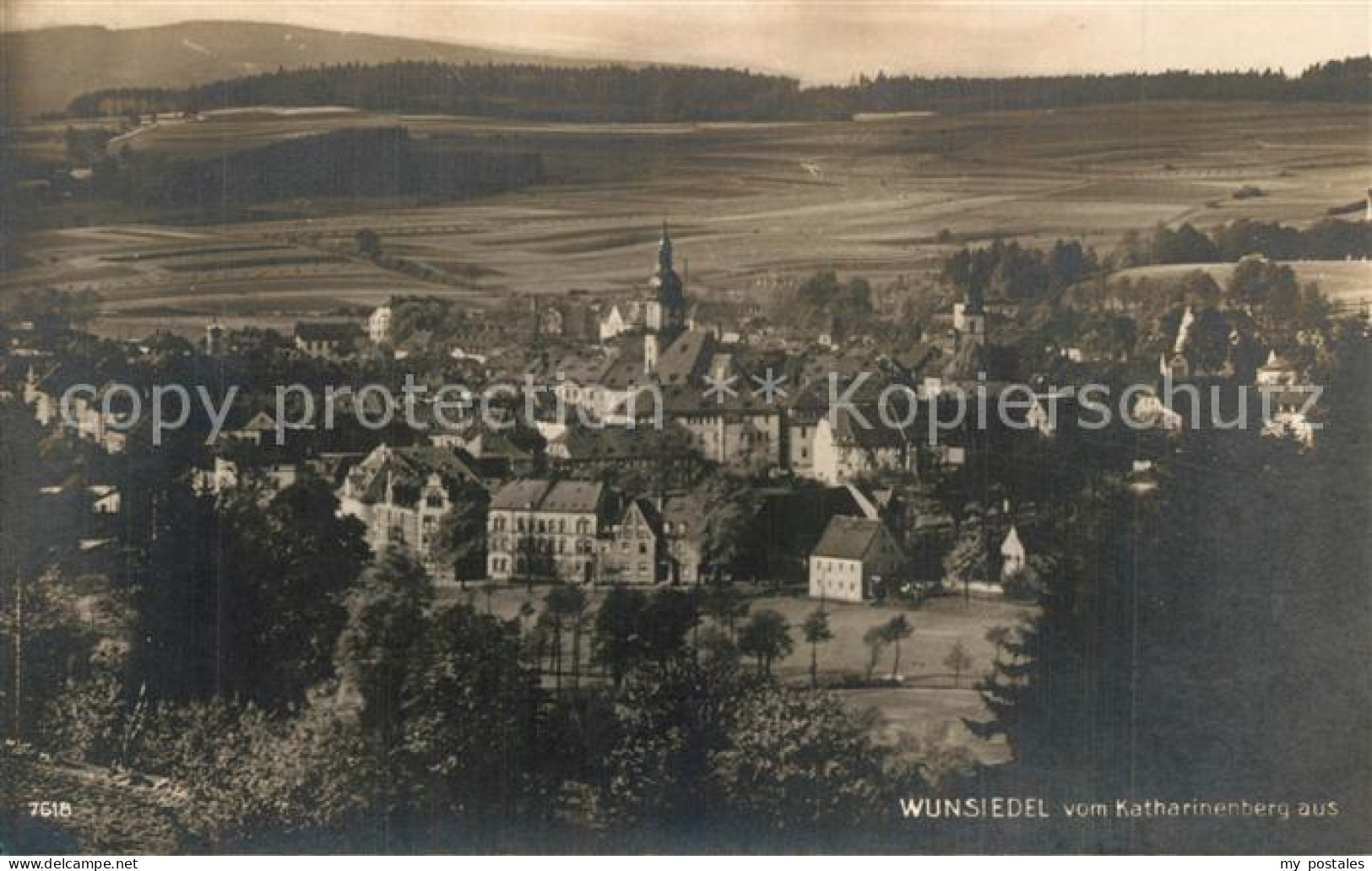 73558325 Wunsiedel Panorama Blick Vom Katharinenberg Aus Wunsiedel - Wunsiedel