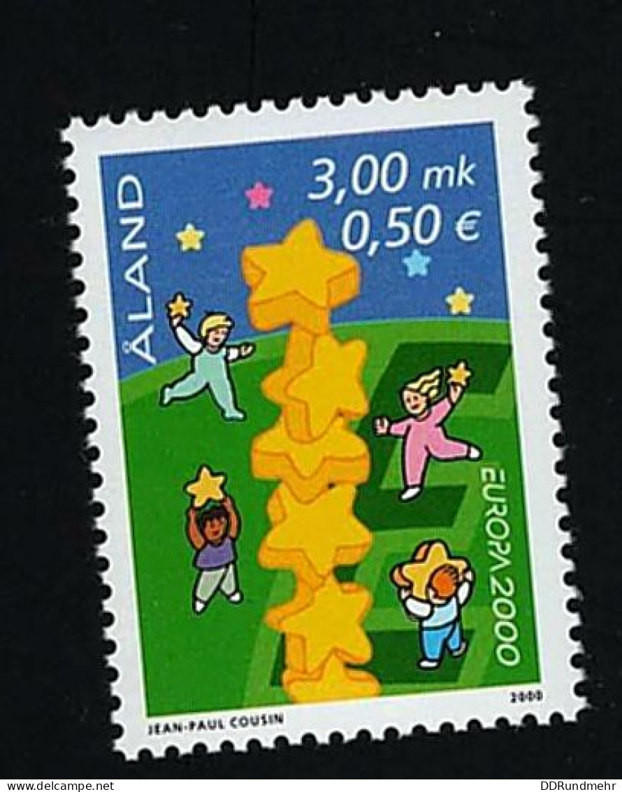 2000 Europa  Michel AX 175 Stamp Number AX 166 Yvert Et Tellier AX 175 Stanley Gibbons AX 176 AFA AX 175 Xx MNH - Ålandinseln