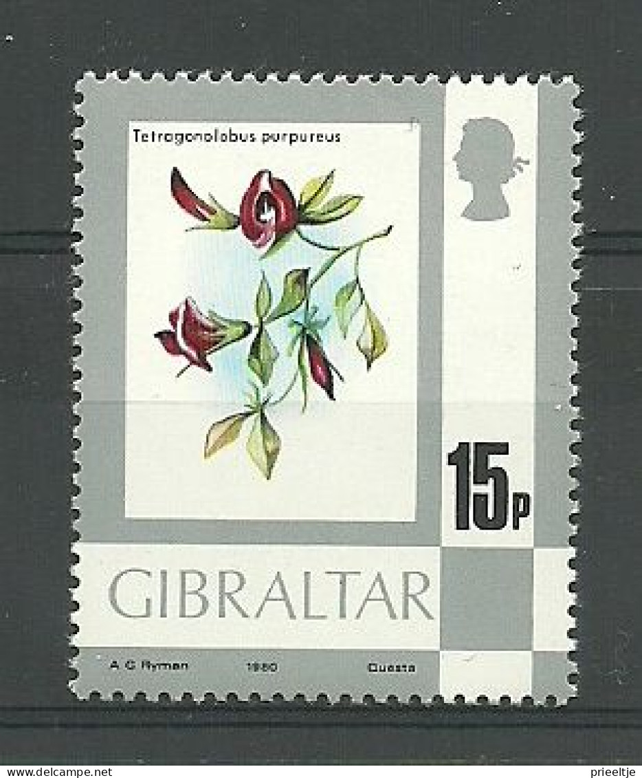 Gibraltar 1980 Flower Y.T. 415 ** - Gibraltar