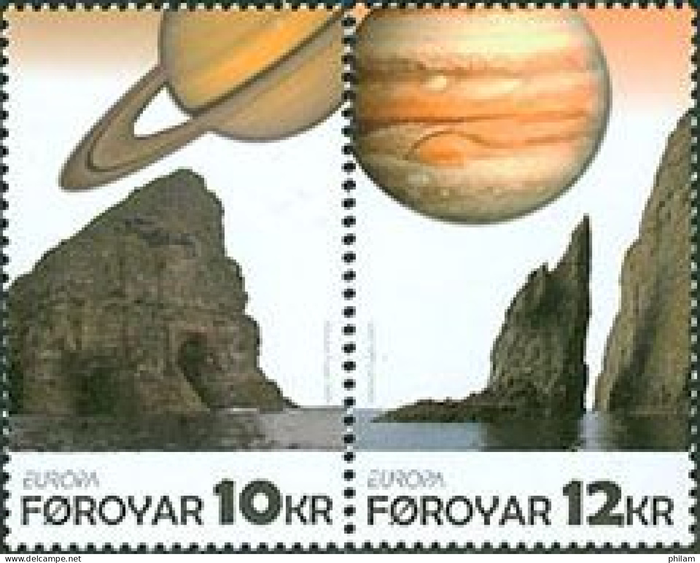 FEROES 2009 - Europa - L'astronomie - 2 V. - Faroe Islands