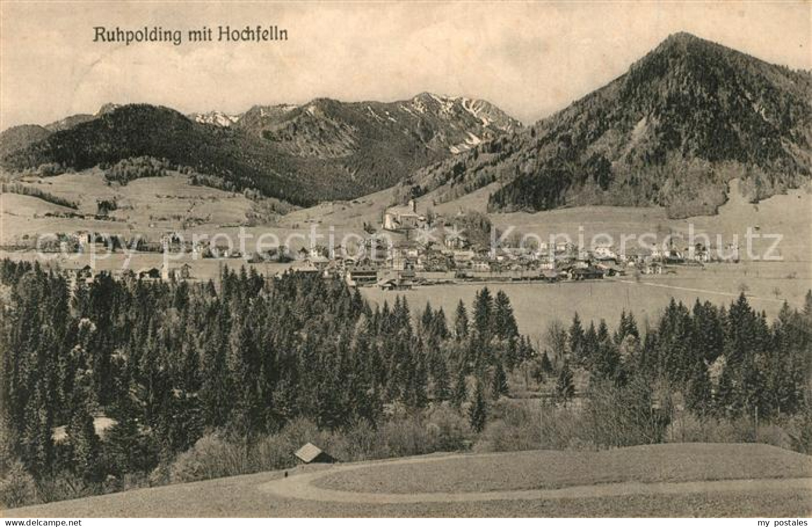 73558036 Ruhpolding Landschaftspanorama Mit Hochfelln Chiemgauer Alpen Ruhpoldin - Ruhpolding
