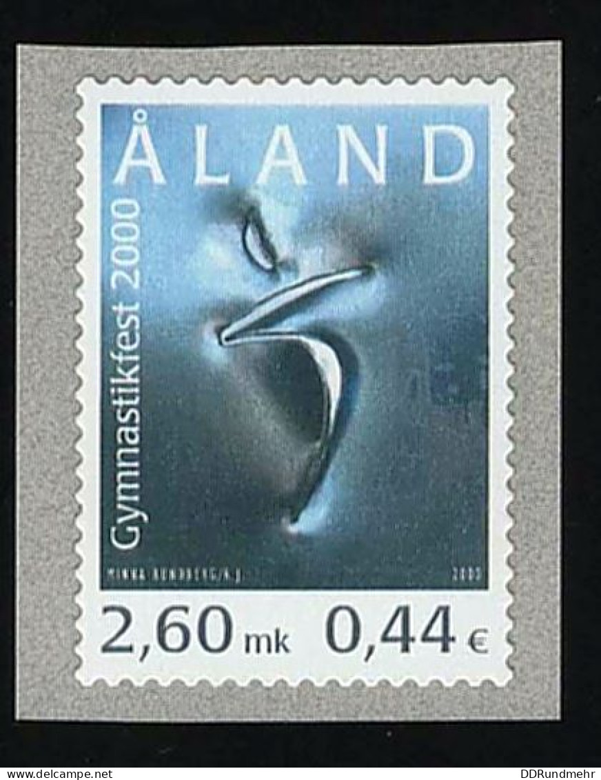 2000 Sort Feast Michel AX 176 Stamp Number AX 167 Yvert Et Tellier AX 176 Stanley Gibbons AX 177 AFA AX 176 Xx MNH - Ålandinseln