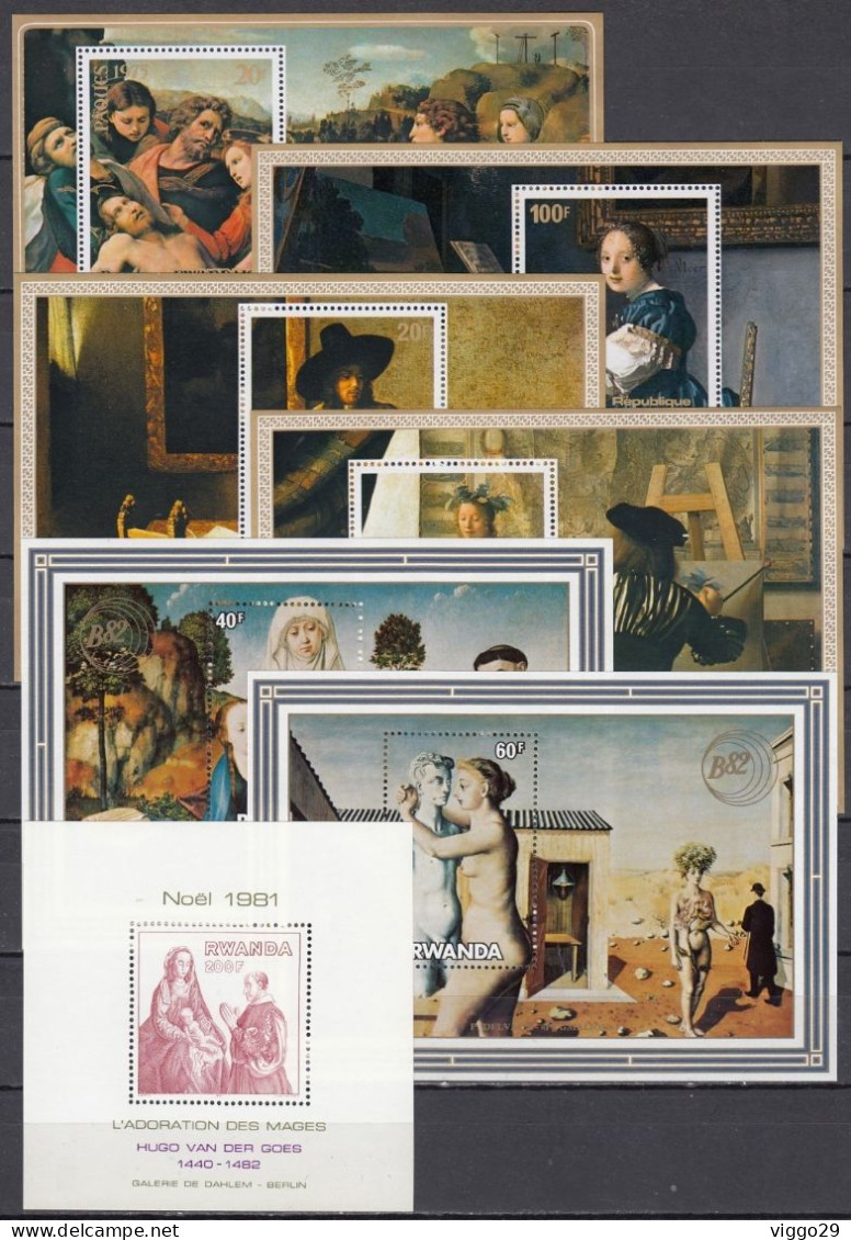 Rwanda, Paintings (21 Bloc, MNH **) - Impressionisme