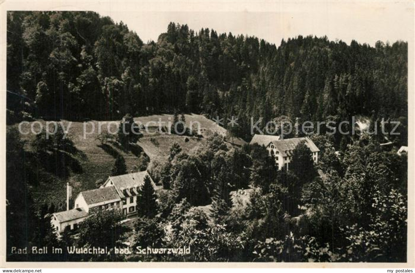 73557918 Bad Boll Bonndorf Teilansicht Wutachtal Schwarzwald  - Bonndorf