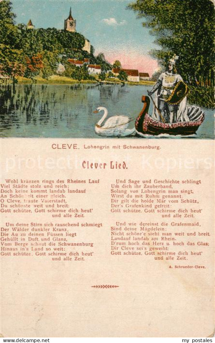 73557900 Cleve Kleve Lohengrin Mit Schwanenburg Clever Lied Cleve Kleve - Kleve