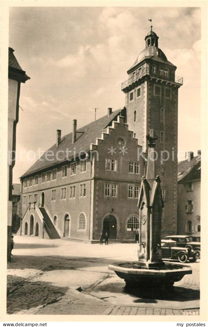 73557891 Mosbach Baden Rathaus Brunnen Mosbach Baden - Mosbach