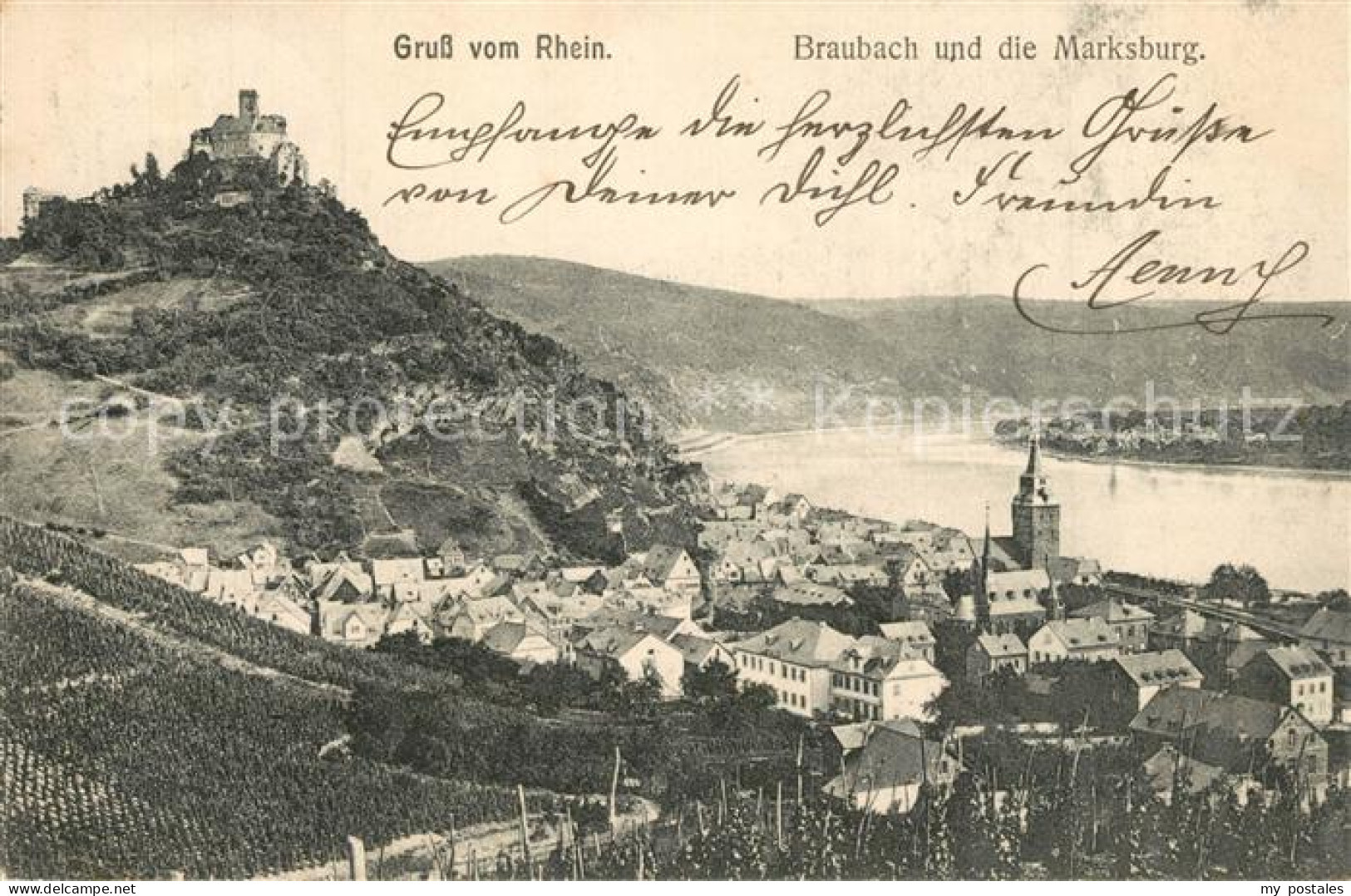 73557781 Braubach Rhein Mit Marksburg Braubach Rhein - Braubach