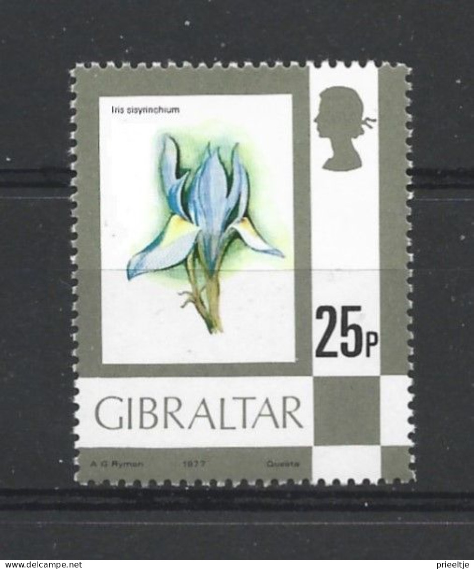 Gibraltar 1977 Flower Y.T. 360 ** - Gibraltar