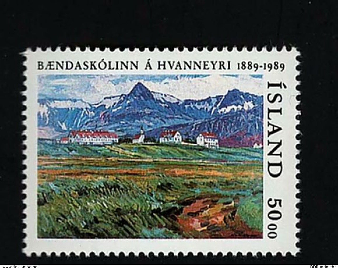 1989 Hvanneyri Michel IS 706 Stamp Number IS 680 Yvert Et Tellier IS 659 Stanley Gibbons IS 735 Xx MNH - Aland