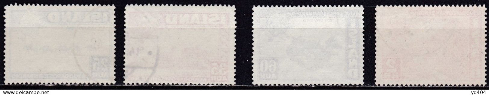 IS050 – ISLANDE – ICELAND – 1949 – 75th ANNIVERSARY OF UPU – SG # 292/5 USED 4,25 € - Gebraucht
