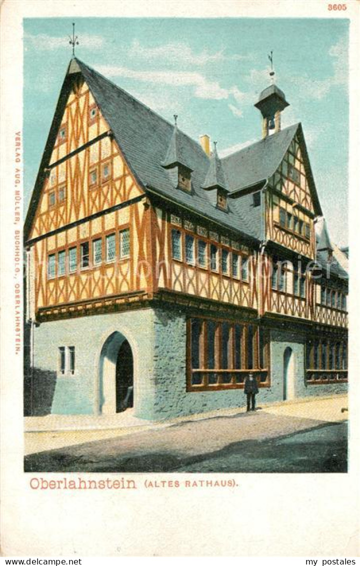 73557048 Oberlahnstein Altes Rathaus Oberlahnstein - Lahnstein