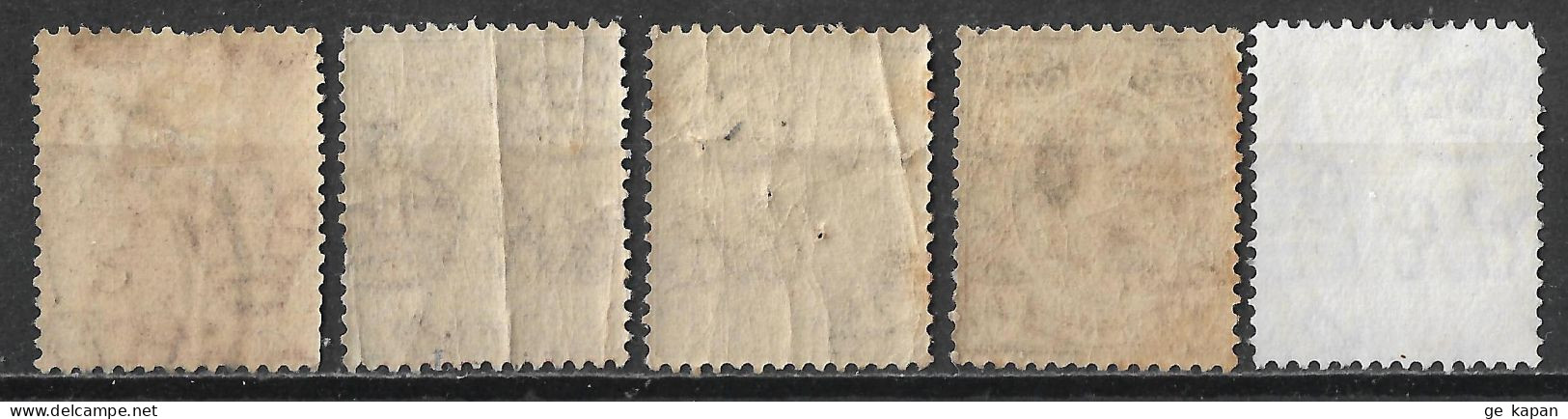 1913-1928 GOLD COAST SET OF 2 USED + 3 MNH STAMPS (Michel # 63a.76.89) CV €2.90 - Côte D'Or (...-1957)