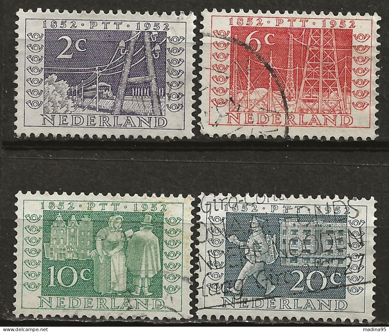 PAYS-BAS: Obl., N° YT 574 à 577, Série, TB - Used Stamps