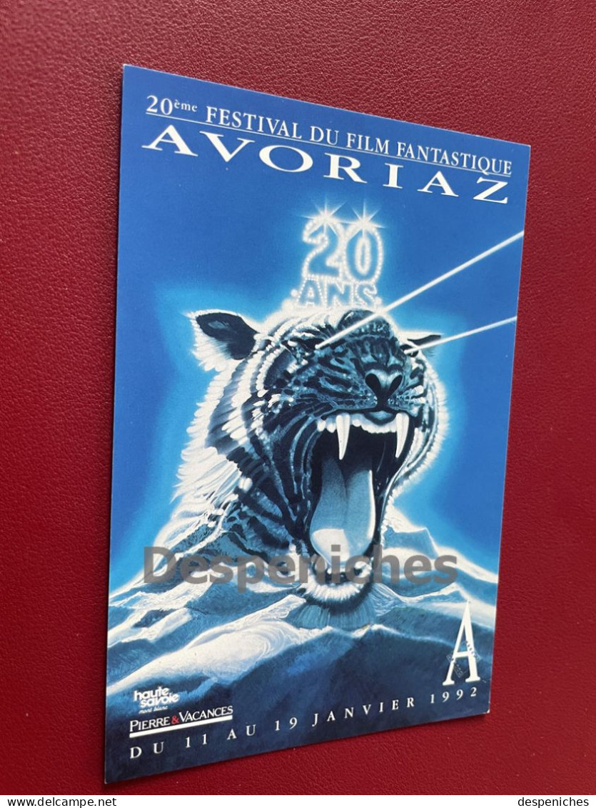 Affiche Sur Carte - Avoriaz - 20e Festival 1992 - Affiches Sur Carte