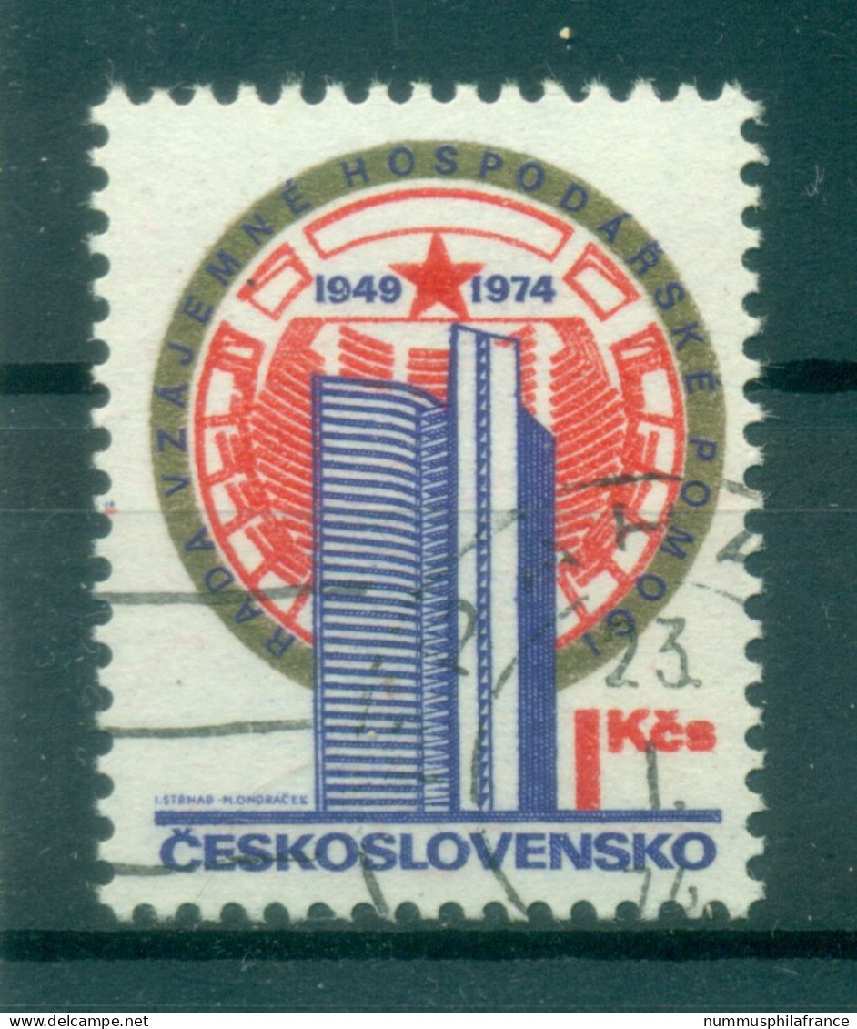 Tchécoslovaquie 1974 - Y & T N. 2028 - COMECON (Michel N. 2183) - Oblitérés