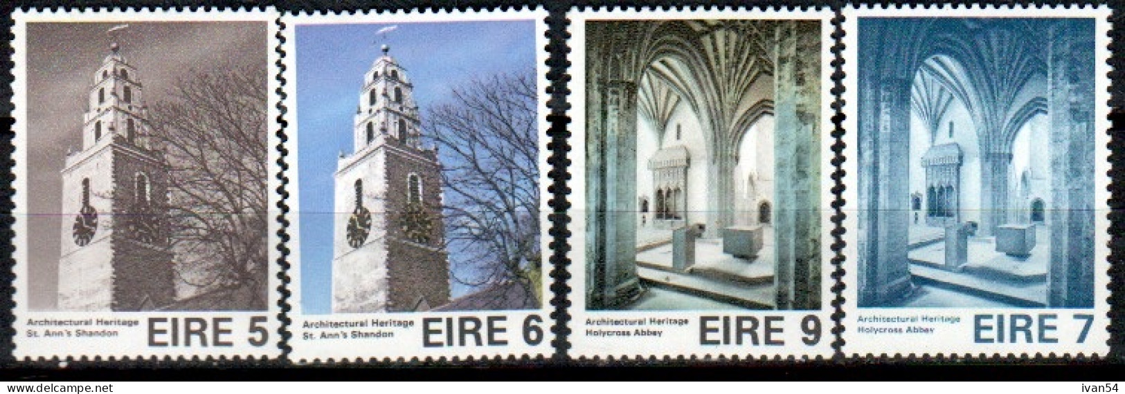 IRELAND : 329-33  ** MNH  European Architecture Year 1975 - Ungebraucht