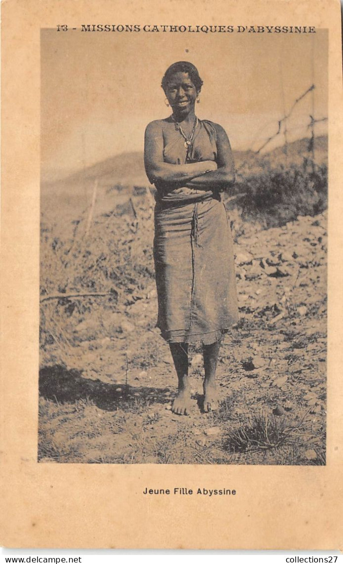 ETHIOPIE- MISSION D'ABYSSINIE- JEUNE FILLE ABYSSINE - Äthiopien