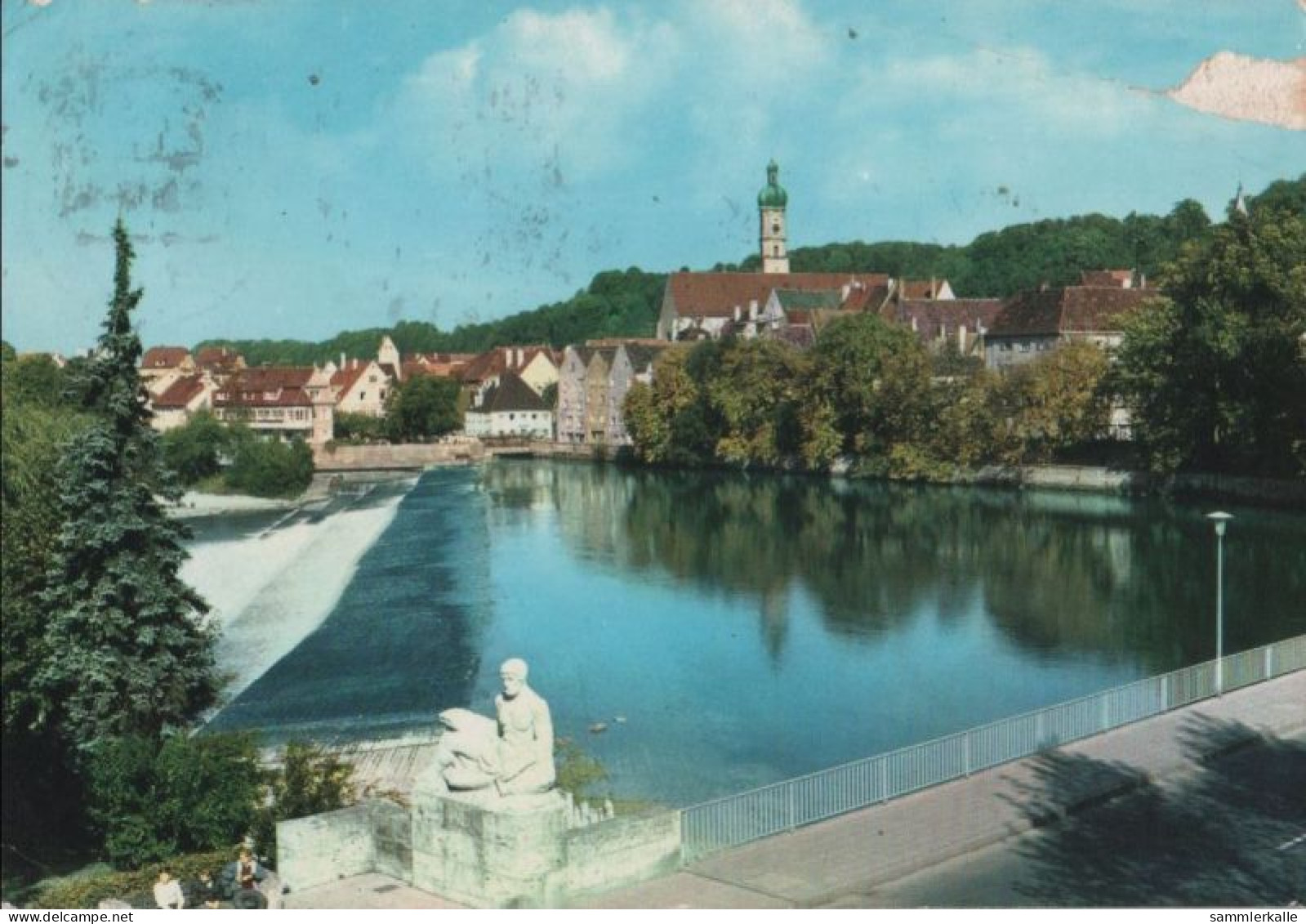 65528 - Landsberg - Lechbrücke Gegen Stadtpfarrkirche - 1965 - Landsberg