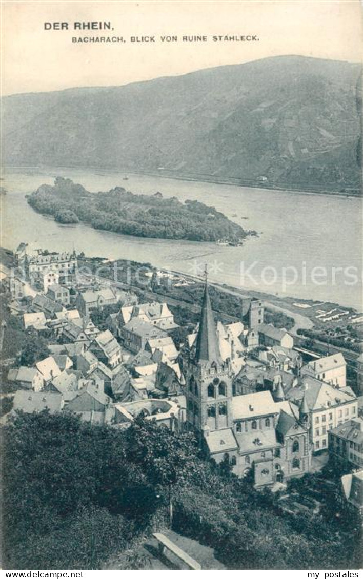 73555534 Bacharach Rhein Blick Von Ruine Stahleck Bacharach Rhein - Bacharach