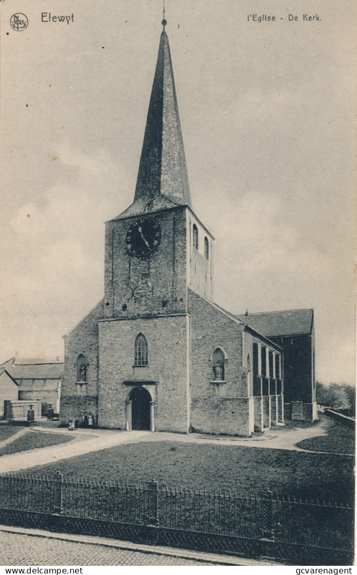 ELEWYT ELEWIJT    L'EGLISE  DE KERK         2 SCANS - Zemst