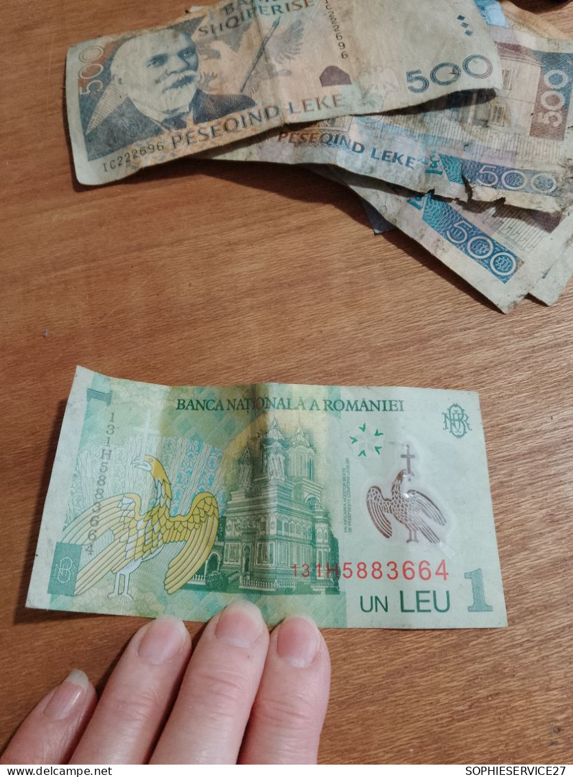 BILLET UN LEU 2005 - Rumania