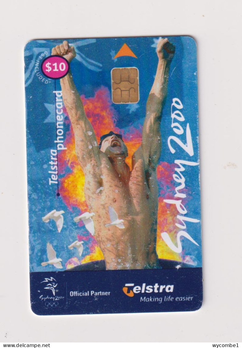 AUSTRALIA -   Olympic Swimming Chip Phonecard - Australia