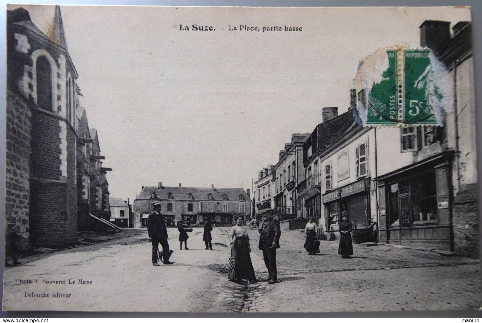 La Suze. - La Place Partie Basse - La Suze Sur Sarthe