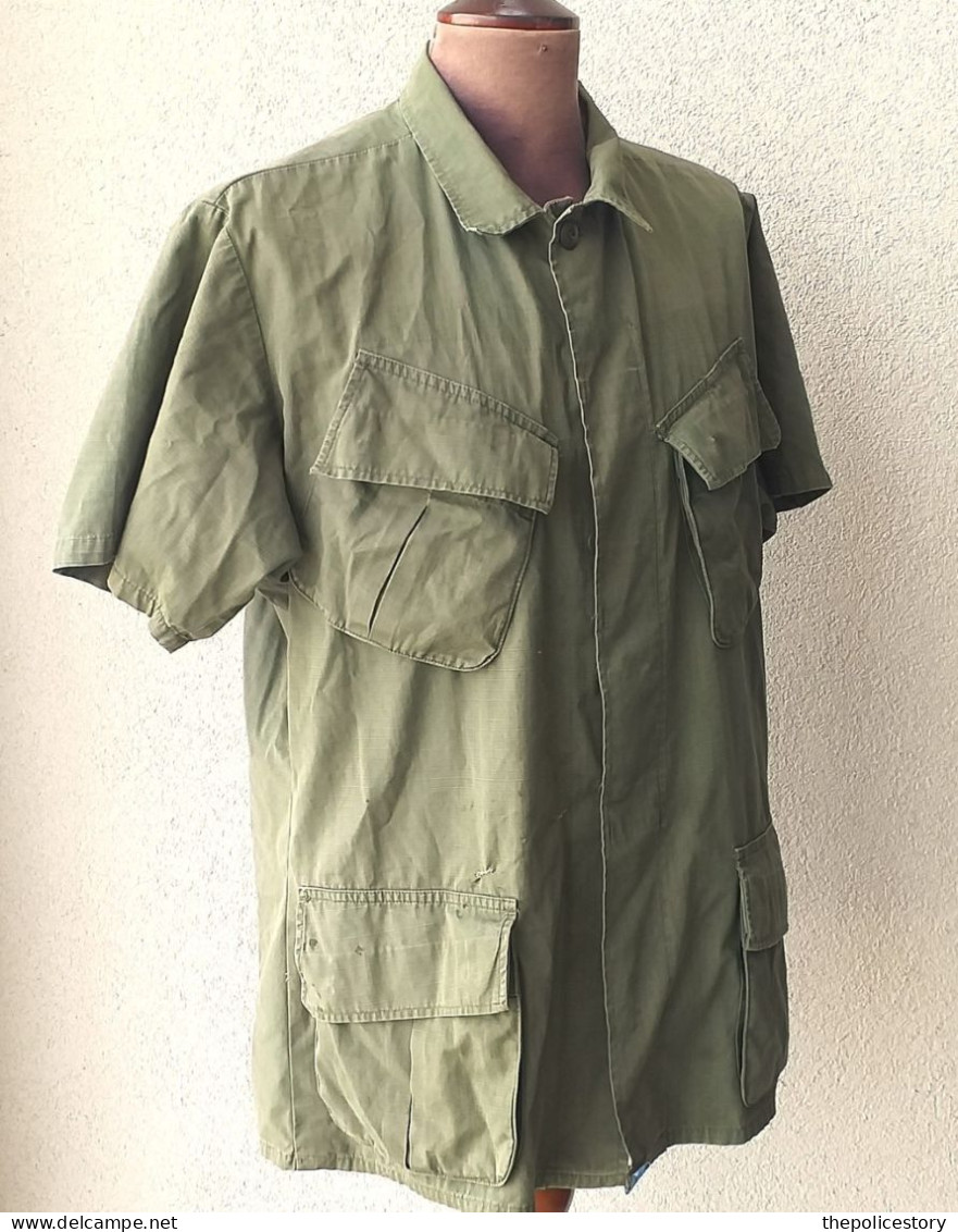 Coat Men's Cotton W/r Rip Stop Og-107 Vietnam 1968 Originale Etichettata - Uniform