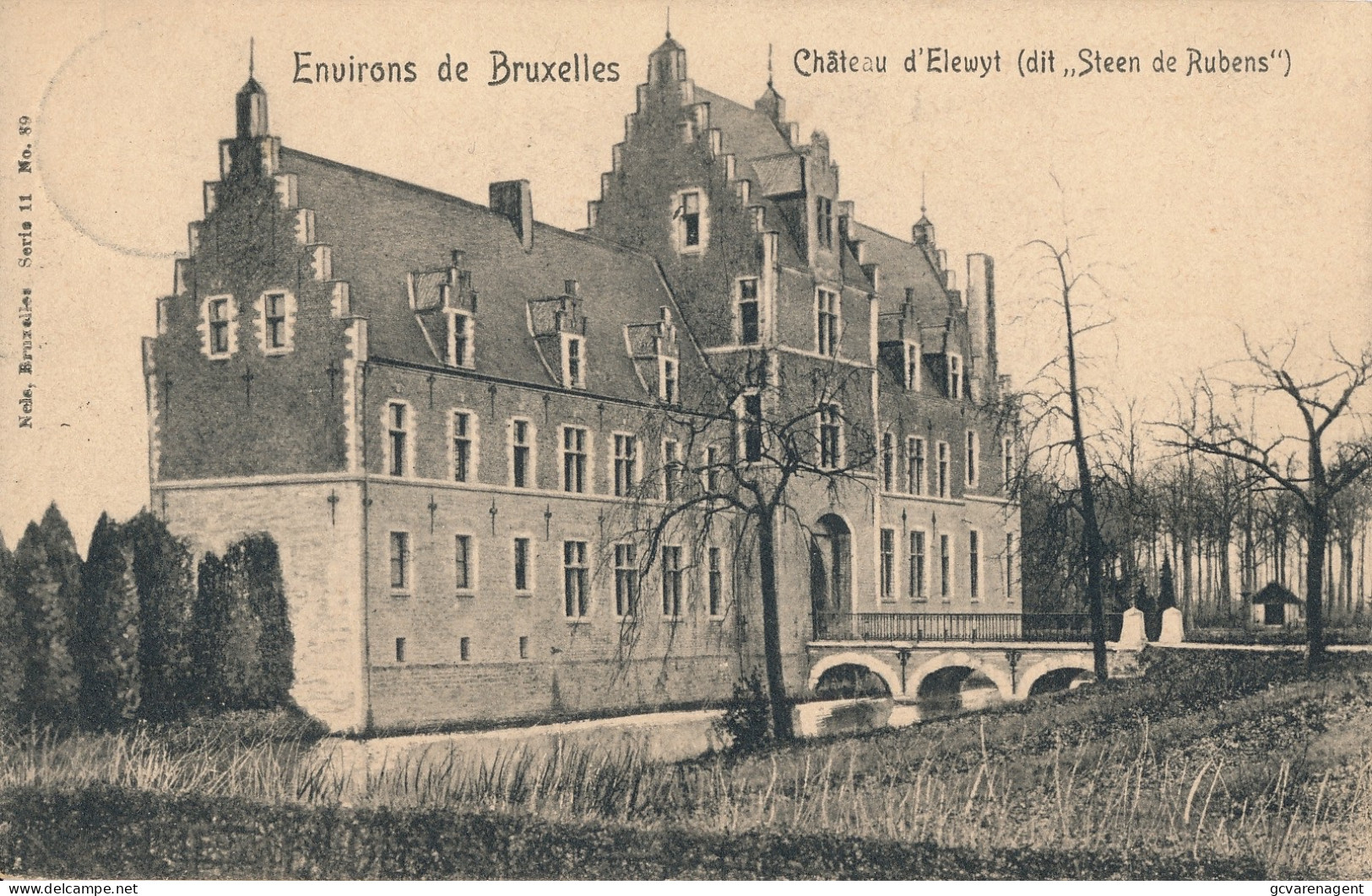 CHATEAU D'ELEWYT  = DIT STEEN DE RUBENS             2 SCANS - Zemst