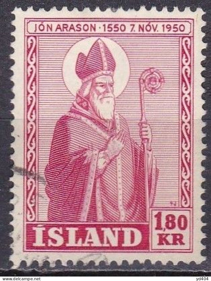 IS052 – ISLANDE – ICELAND – 1950 – JON ARASON – Y&T # 234 - USED - Usados