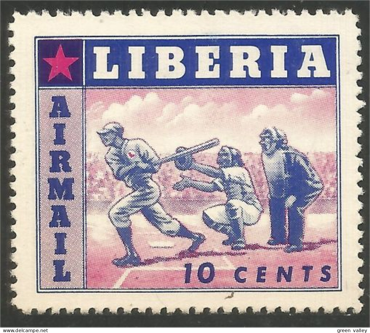 572 Liberia Baseball MH * Neuf (LBA-172) - Baseball