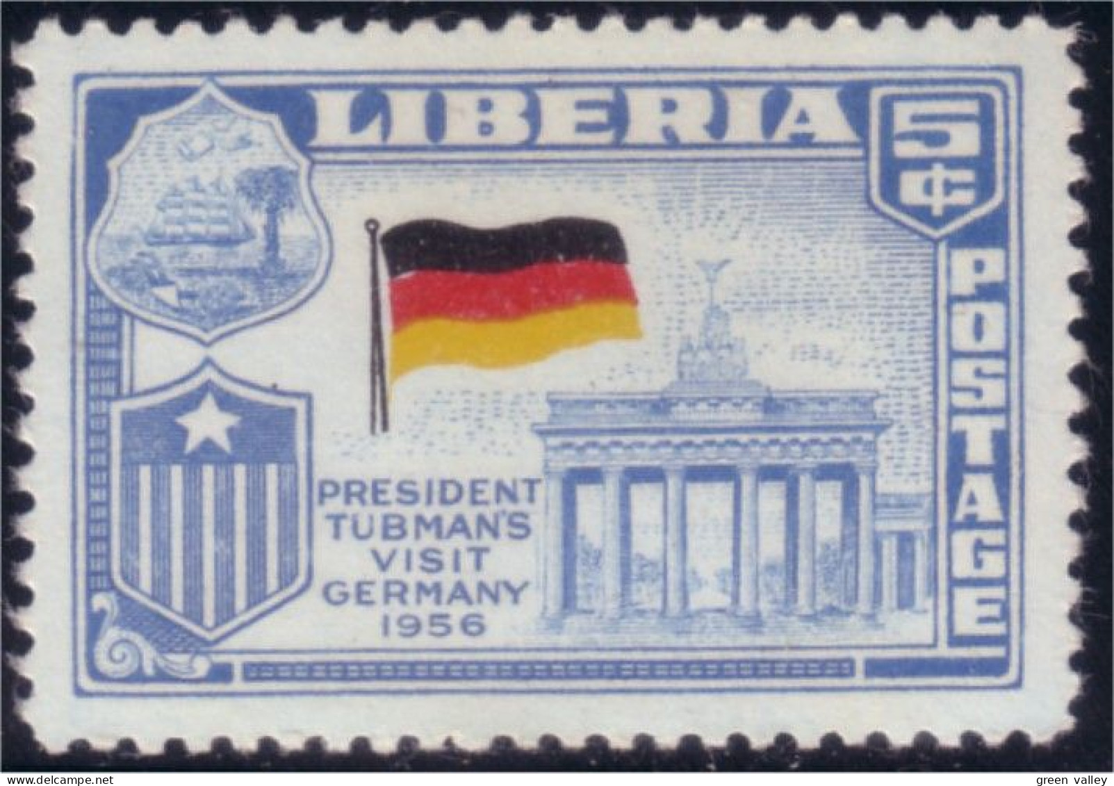 572 Liberia Allemagne Germany Armoiries Coat Of Arms MNH ** Neuf SC (LBA-118) - Sellos