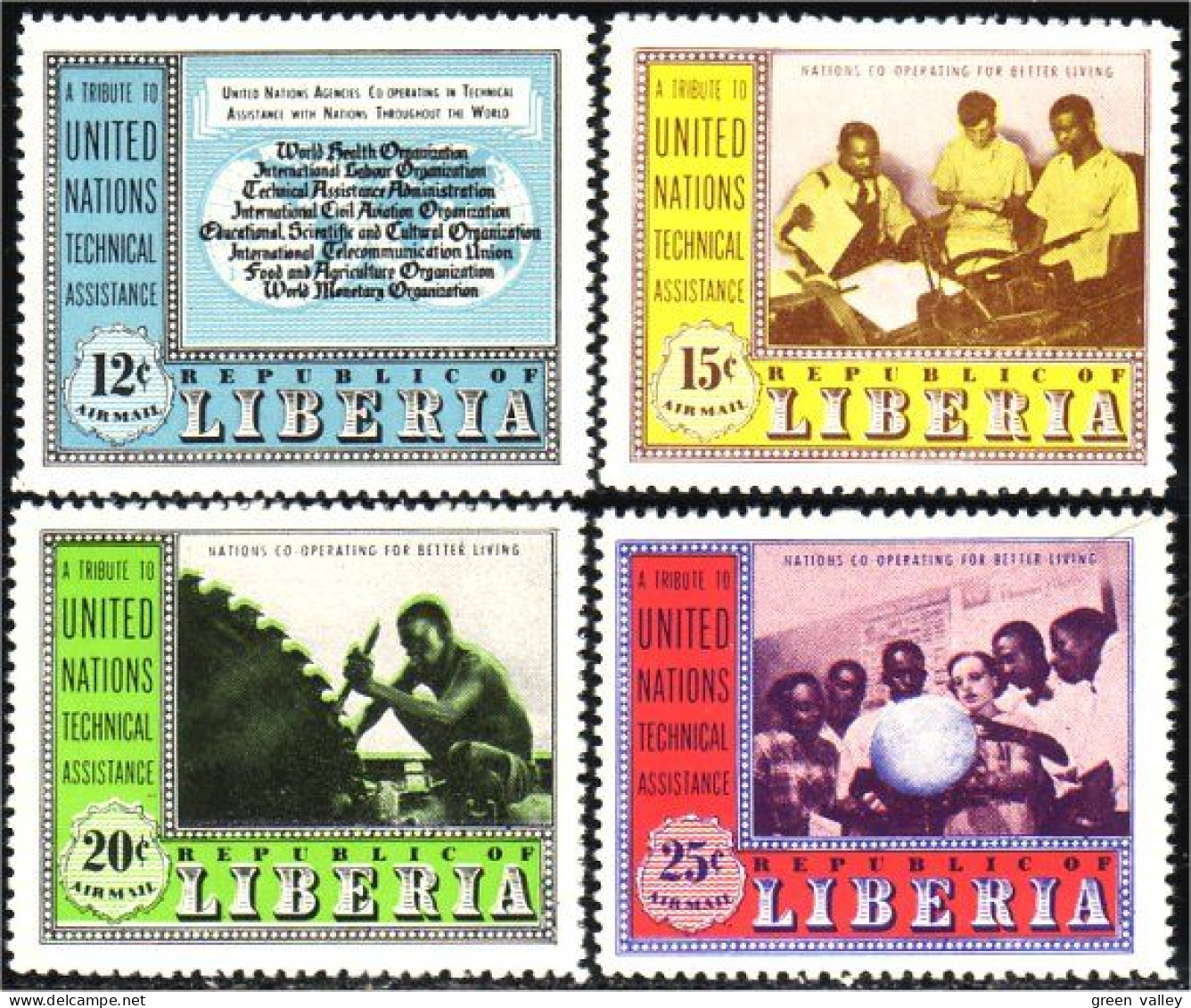 572 Liberia Scierie Sawmill Printing Imprimerie MNH ** Neuf SC (LBA-93) - Trees