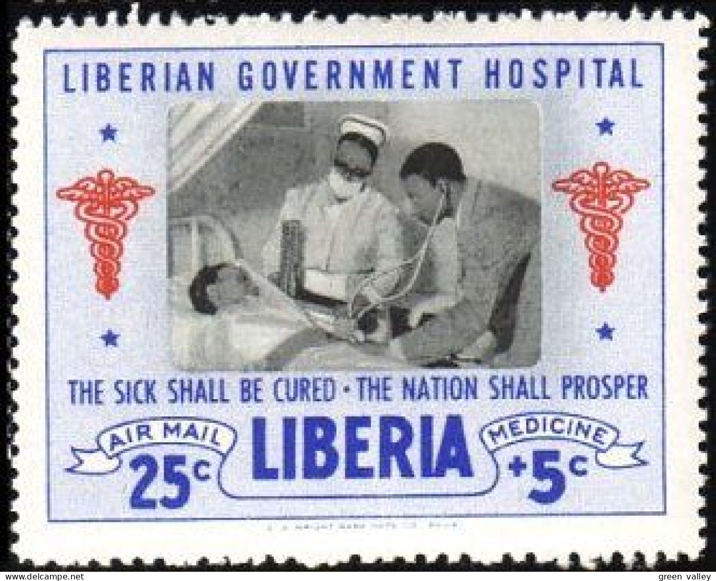 572 Liberia Docteur Medecin Infirmiere Nurse MNH ** Neuf SC (LBA-65) - Médecine