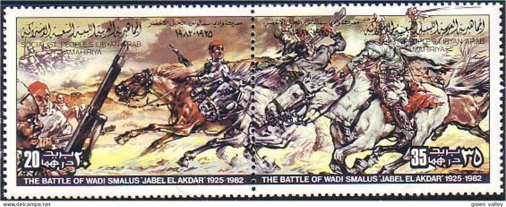 573 Libye Battle Wadi Smalus MNH ** Neuf SC (LBY-304c) - Islam