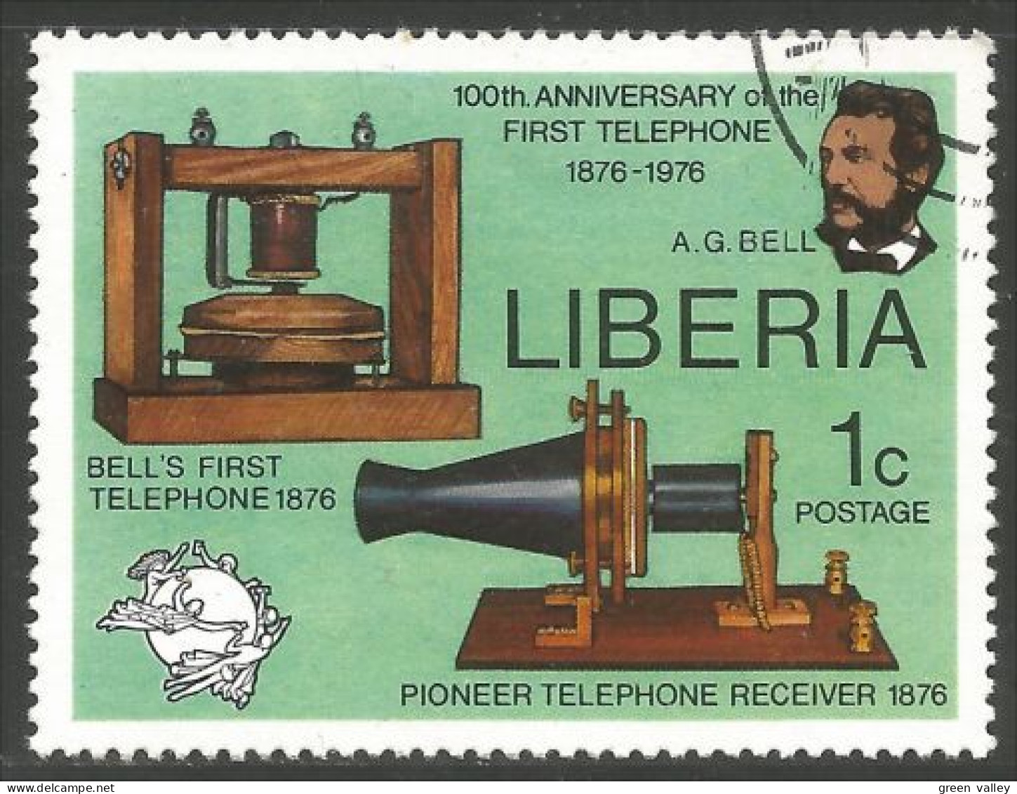 572 Liberia Telephone Graham Bell (LBA-327) - Liberia