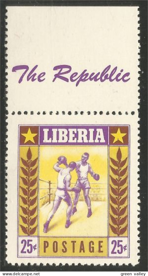 572 Liberia Boxe Boxing Boxen MNH ** Neuf SC (LBA-300) - Pugilato