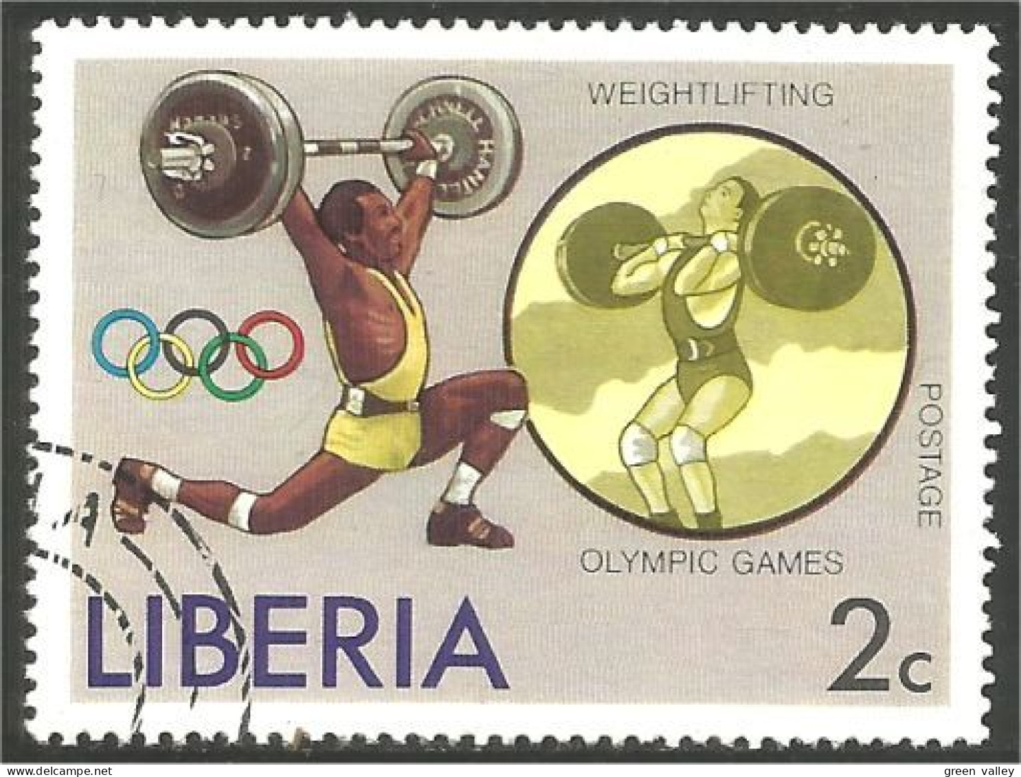 572 Liberia Halterophilie Weight Lifting Pesistica Gewichtheben Pesas (LBA-267) - Gewichtheffen