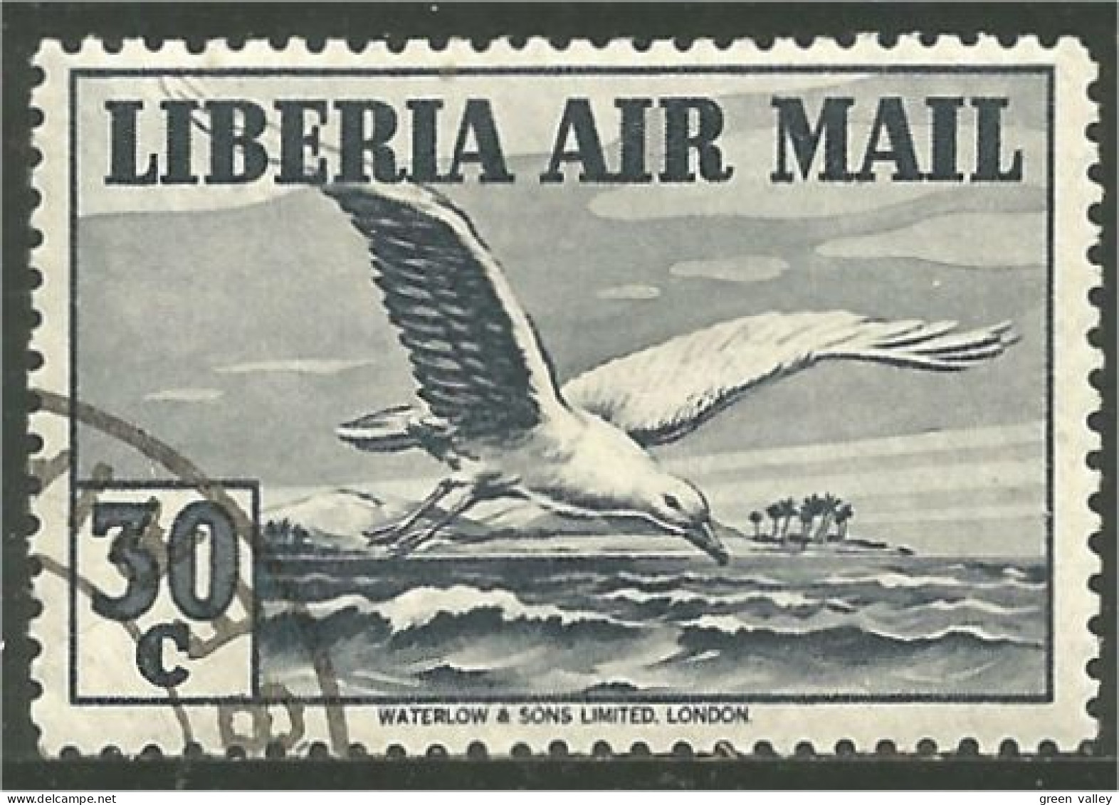 572 Liberia Mouette Gull Mowe Meeuw Gaivota Gabbiano Gaviota (LBA-261) - Seagulls