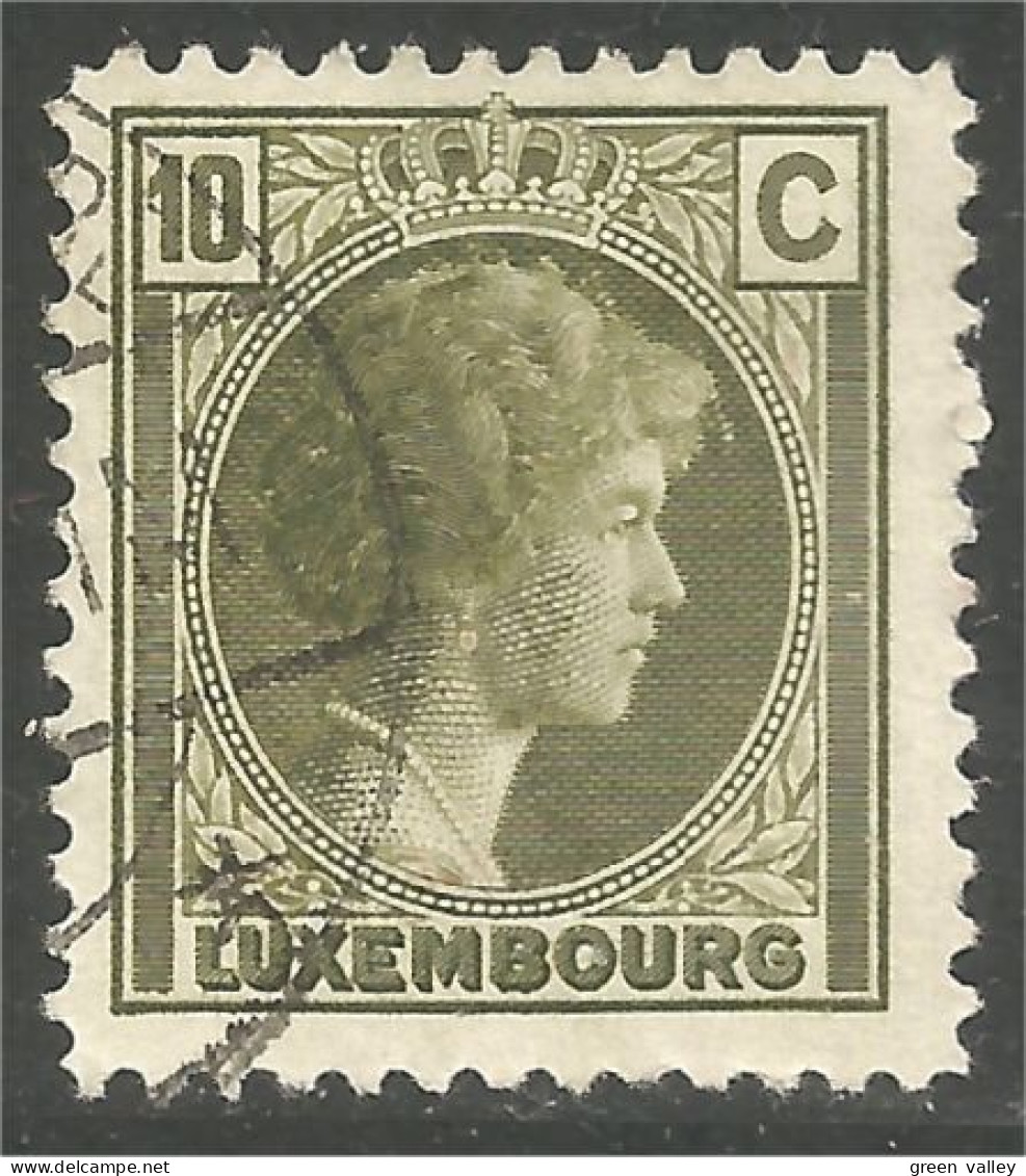 584 Luxembourg 1926 Grand Duchesse Charlotte (LUX-142) - 1926-39 Charlotte Rechtsprofil